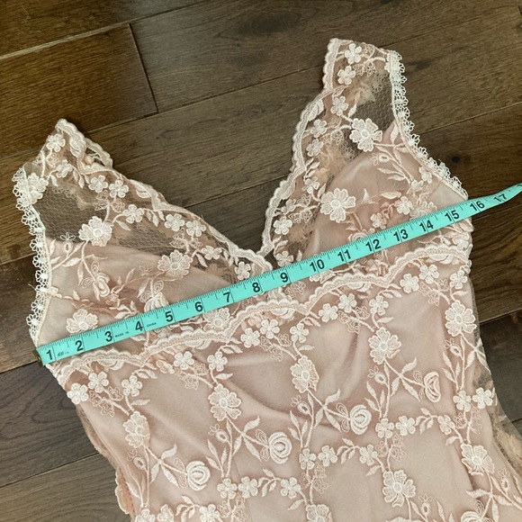 Carlo Giovanni Pink Lace Overlay Dress - Picture 12 of 12